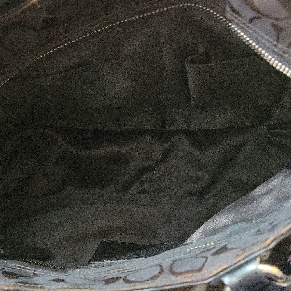 Coach Circle Patchwork East West Shoulder Bag - Picture 5 of 10